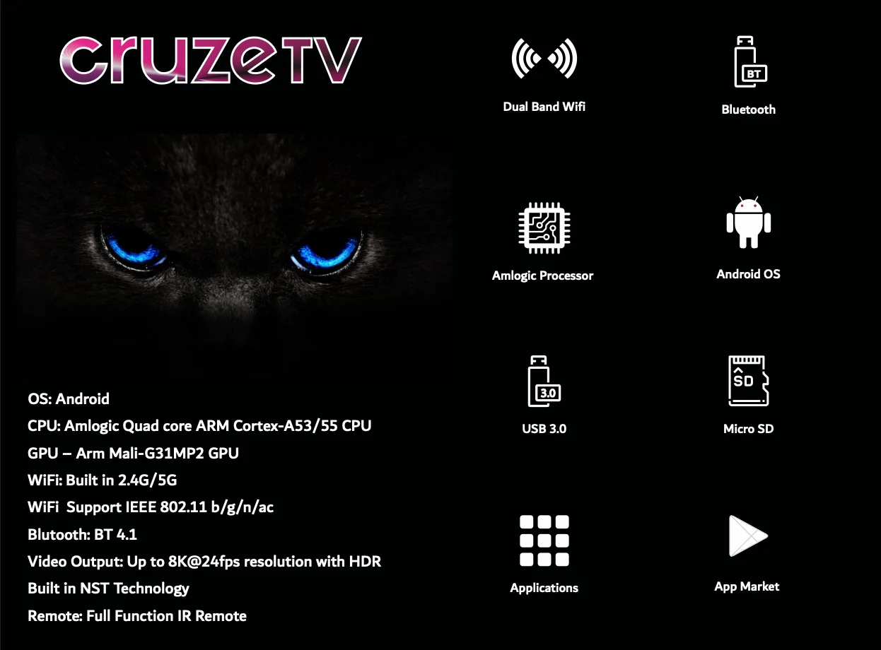 Cruze Hybrid 8K Box